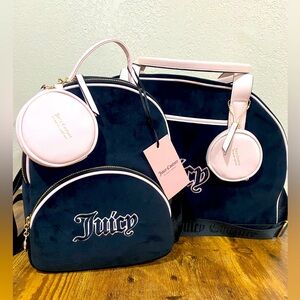 Juicy couture travel set. Weekend bag and backpack